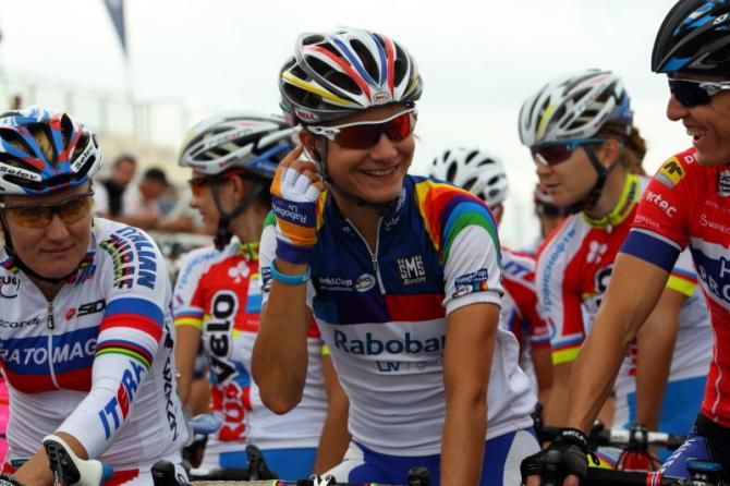 Marianne Vos (Rabo Women) was relaxed before the start