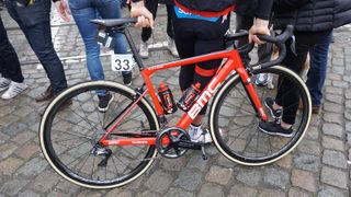 Jempy Drucker's (BMC Racing) BMC Teammachine SLR01 for the 2018 Tour of Flanders