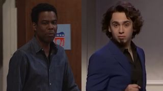 Chris Rock and Marcello Hern&aacute;ndez appear on Saturday Night Live.