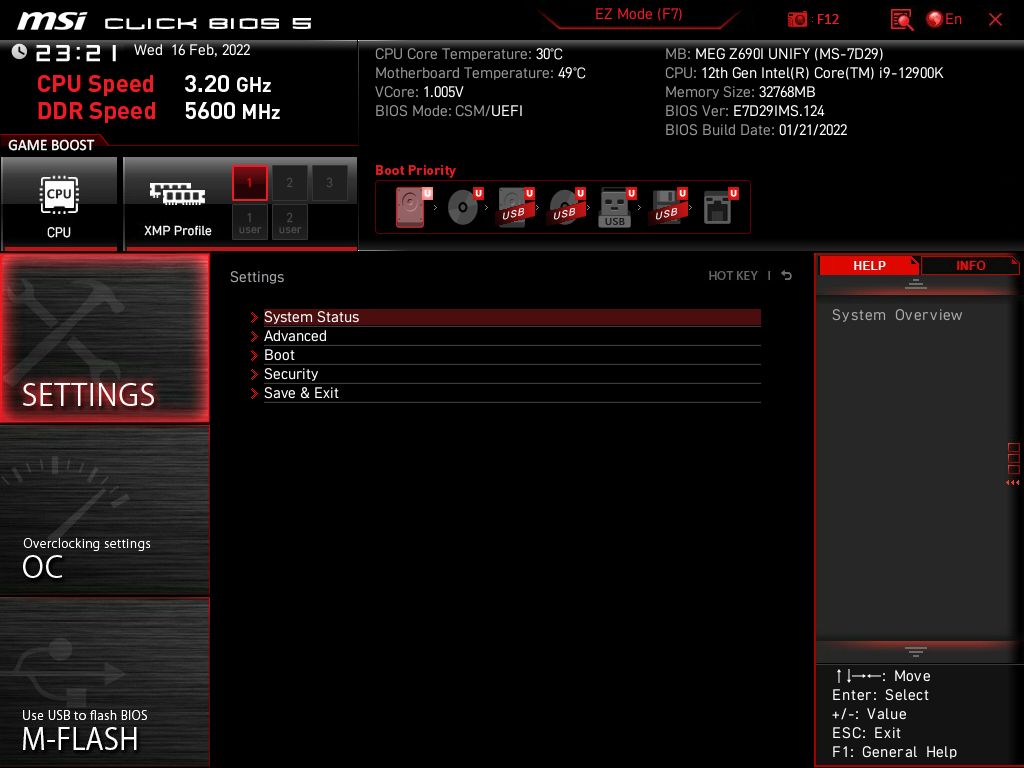MSI MEG Z690I Unify