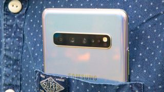 The rear cameras of the Galaxy S10 5G. Credit: Tom's Guide