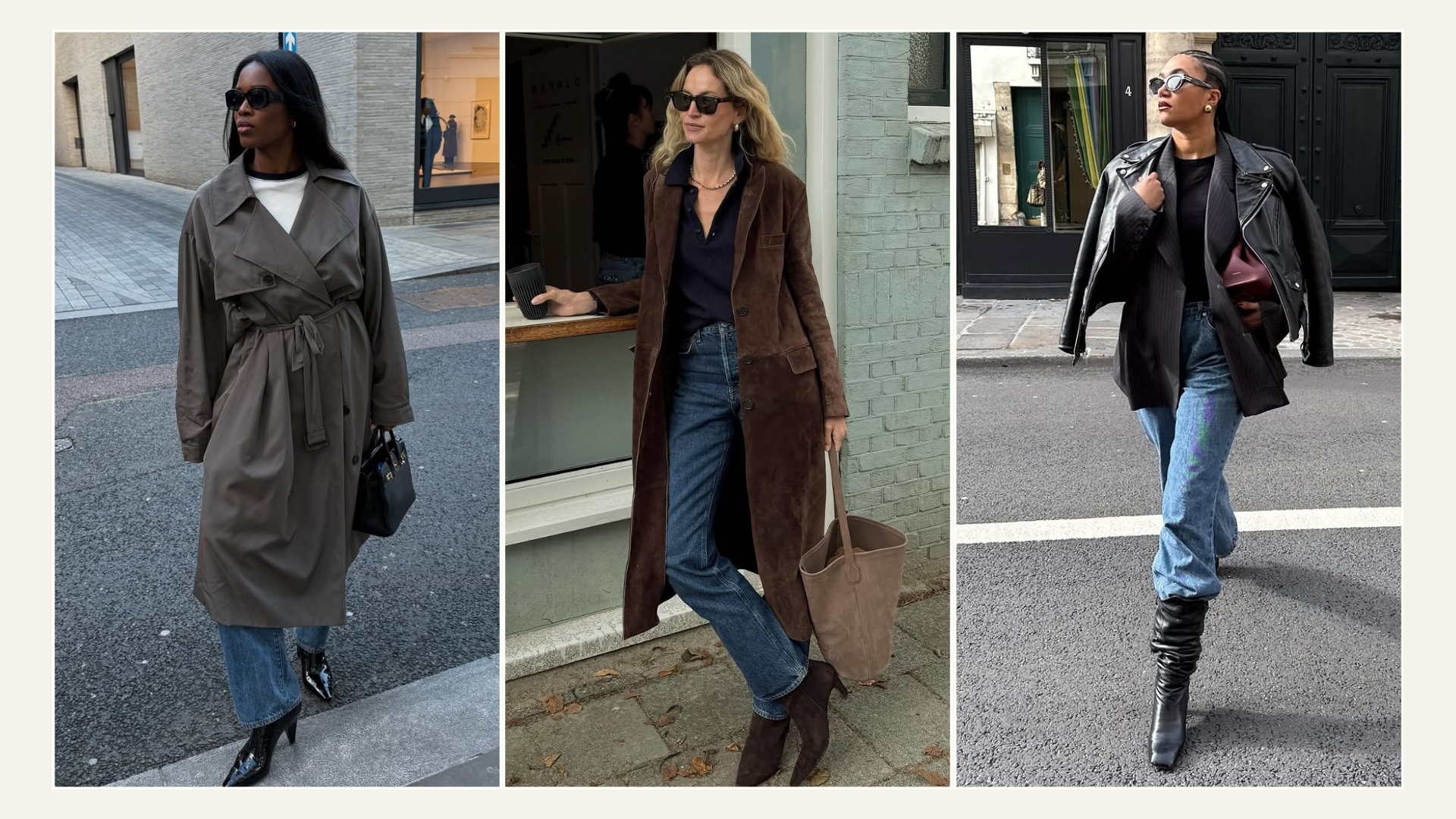 influencers wearing jeans and boots