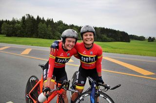 Elise Marie Olsen (left) and Emilie Moberg will join Drops Cycling in 2020