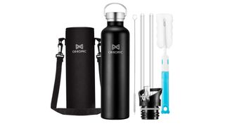 Best stainless steel water bottle with added extras: OMORC Stainless Steel Water Bottle