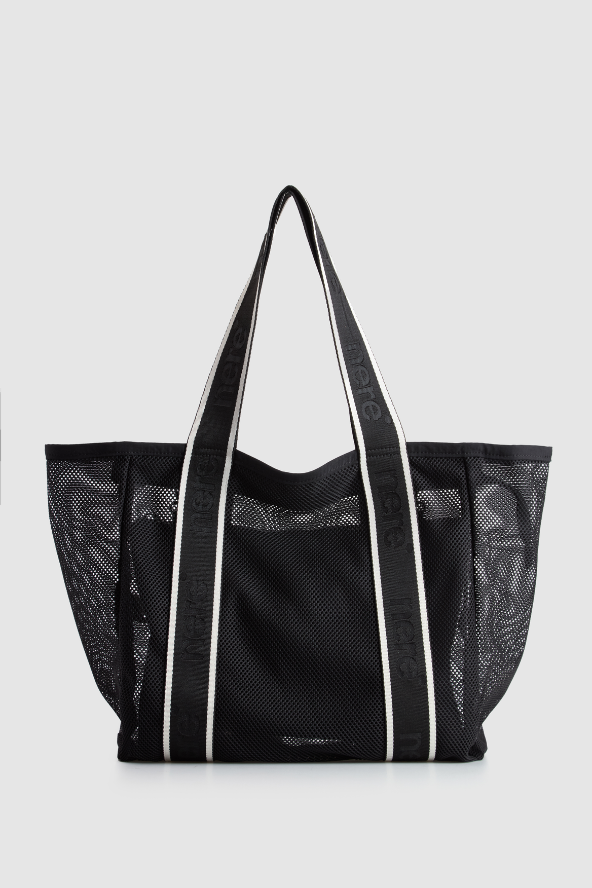 Bondi Mesh Large Tote Bag - Black