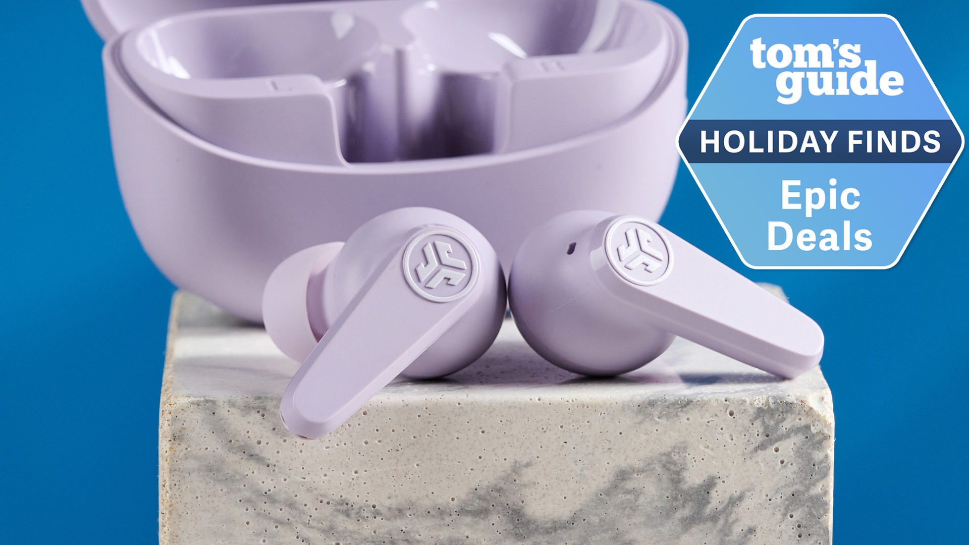 JLab Go Pods ANC in lilac