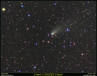 Comet C/2012K5 in the Orion Region