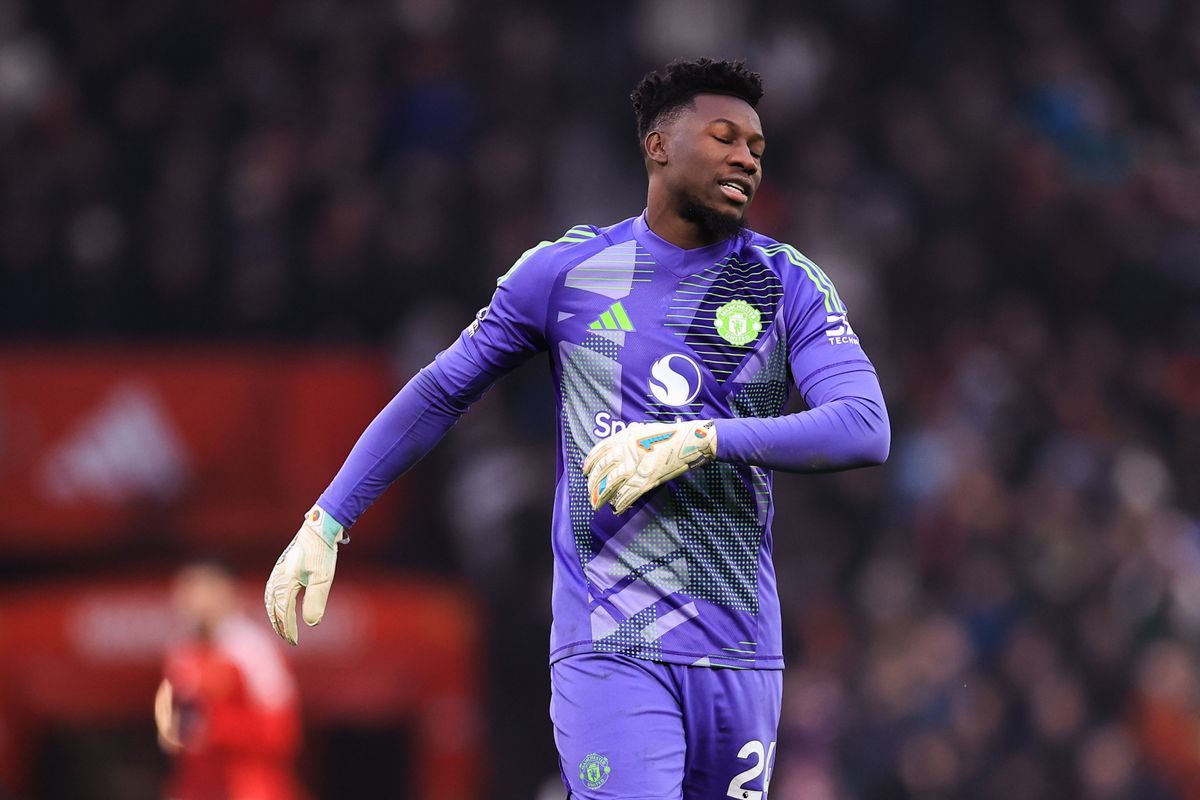 Manchester United goalkeeper Andre Onana