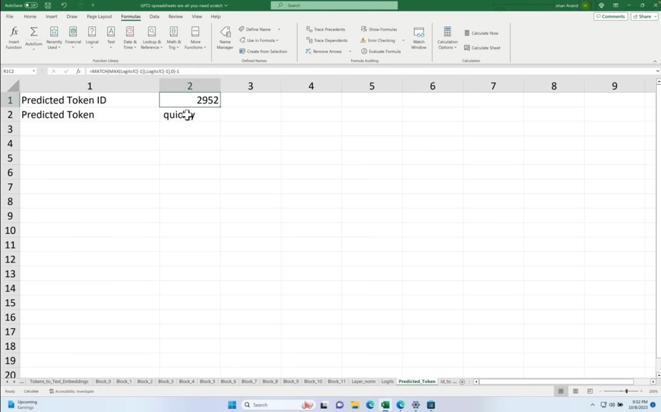 ChatGPT's ancestor GPT-2 jammed into 1.25GB Excel sheet — LLM runs ...