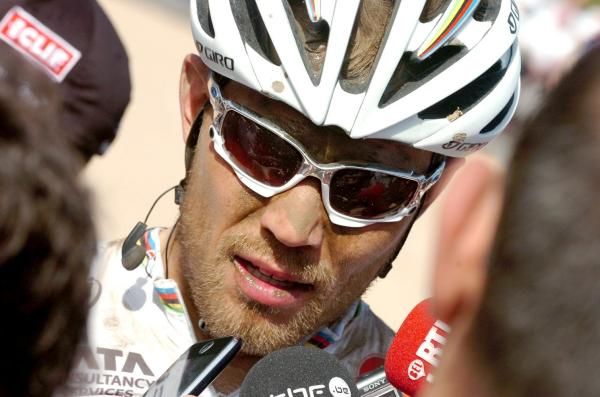 Thor Hushovd (Garmin-Cervelo) talks about his race