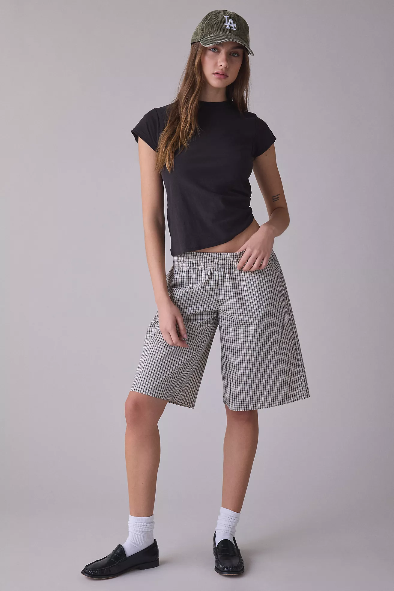 Lioness Sevigney Gingham Long Short