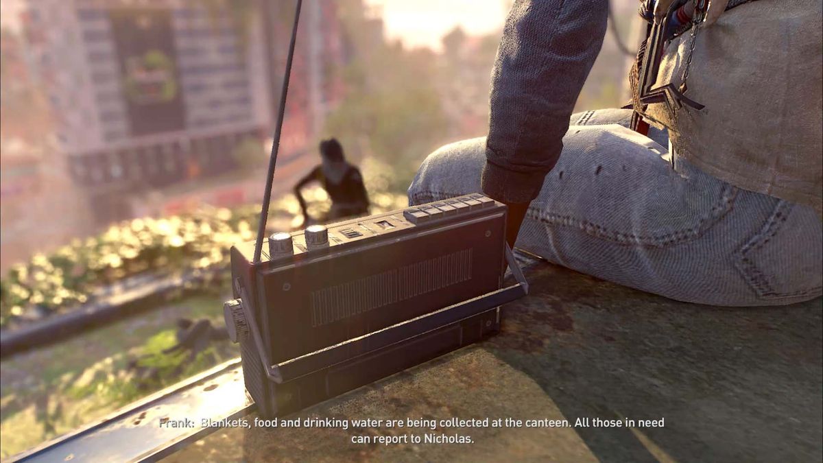 Who to give the radio transmitter to in Dying Light 2 Broadcast