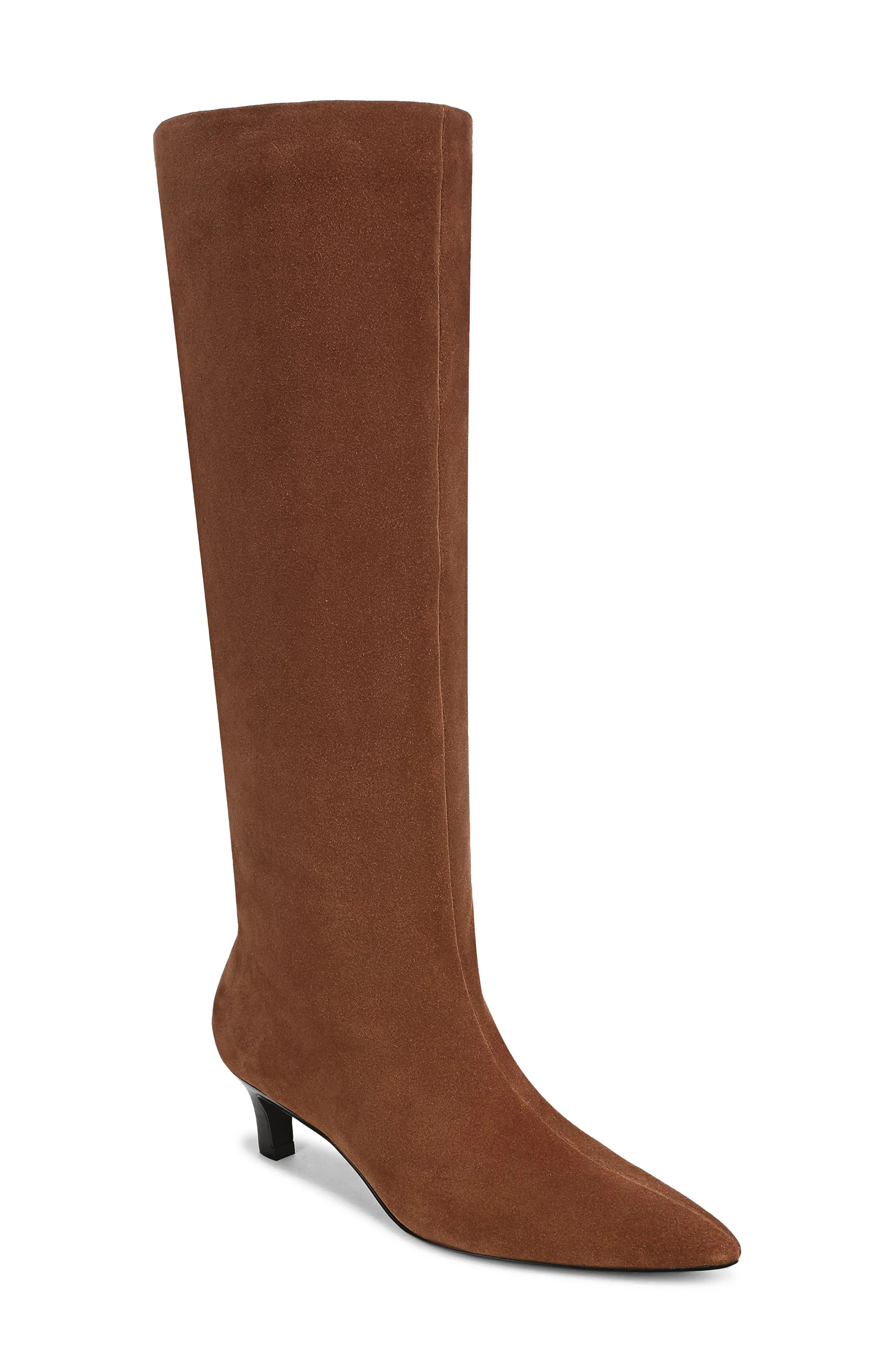 Nordstrom, Dauphine Kitten Heel Knee High Boot