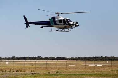 The TV chopper was in action during stage 1 as well.