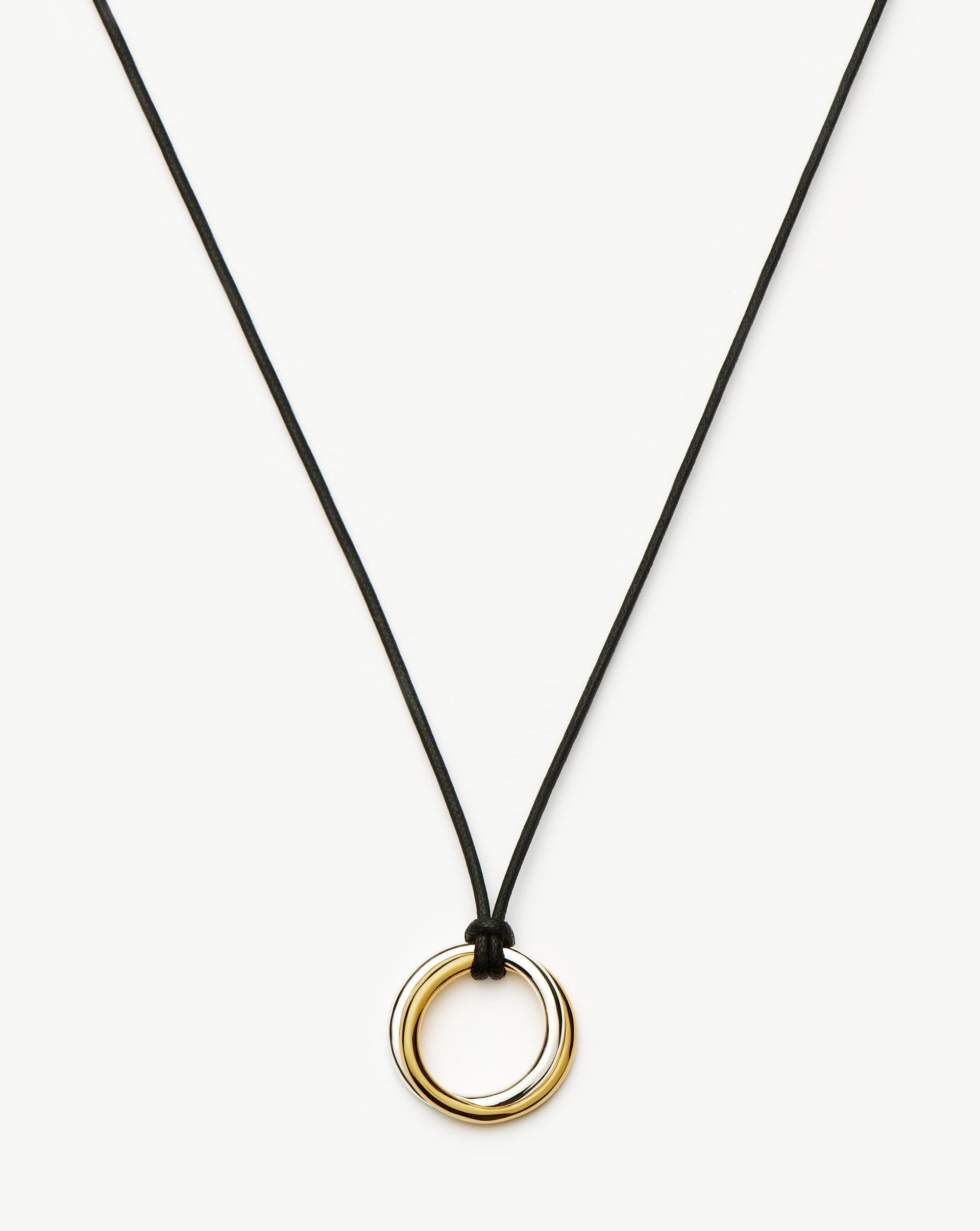 Lucy Williams Entwine Pendant Cord Necklace | Mixed Metal - Mixed Metal