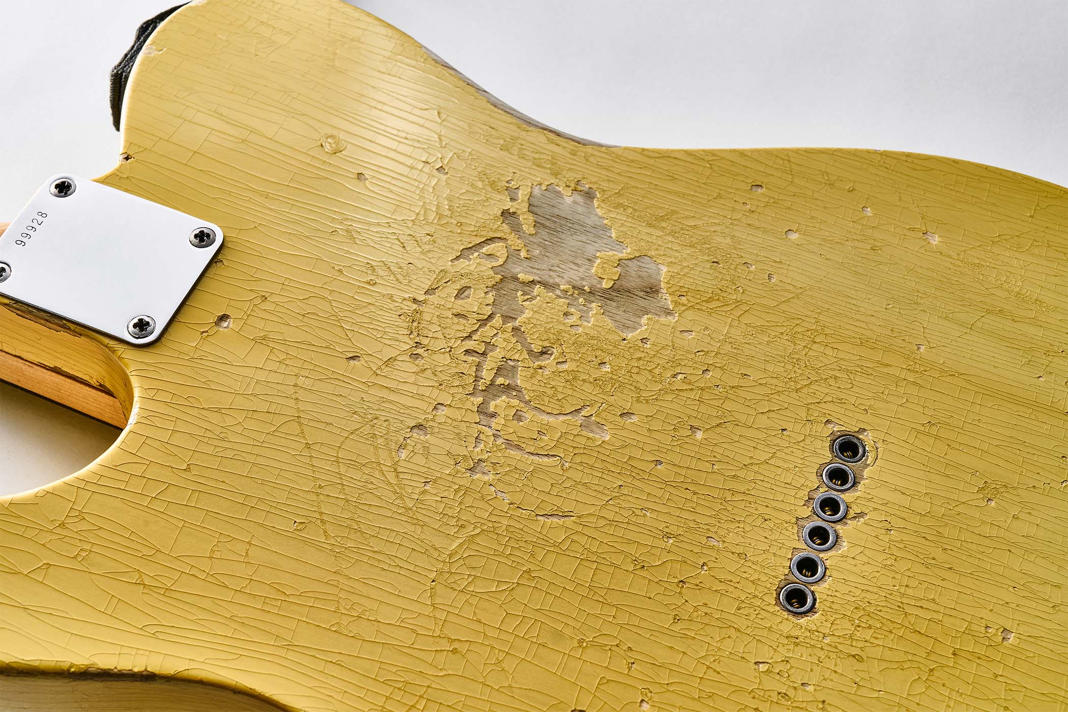Gary Moore's 1963 Fender Telecaster – a battle-scarred instrument from the late blues-rock icon's collection which was recently auctioned by Bonham's.