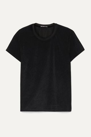 Stretch-Velvet T-shirt