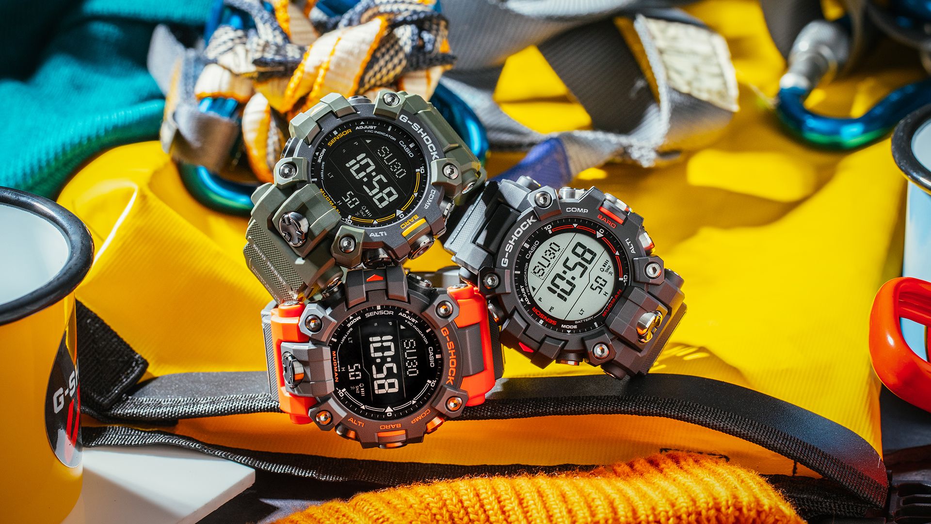 時計 CASIO G-SHOCK GW9300 MUDMAN Casio Mudman GW-9300ER-5JF Men in Military Colors - Shopping In