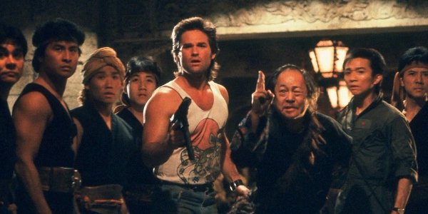 Jack Burton Kurt Russell Holding Gun Big Trouble In Little China