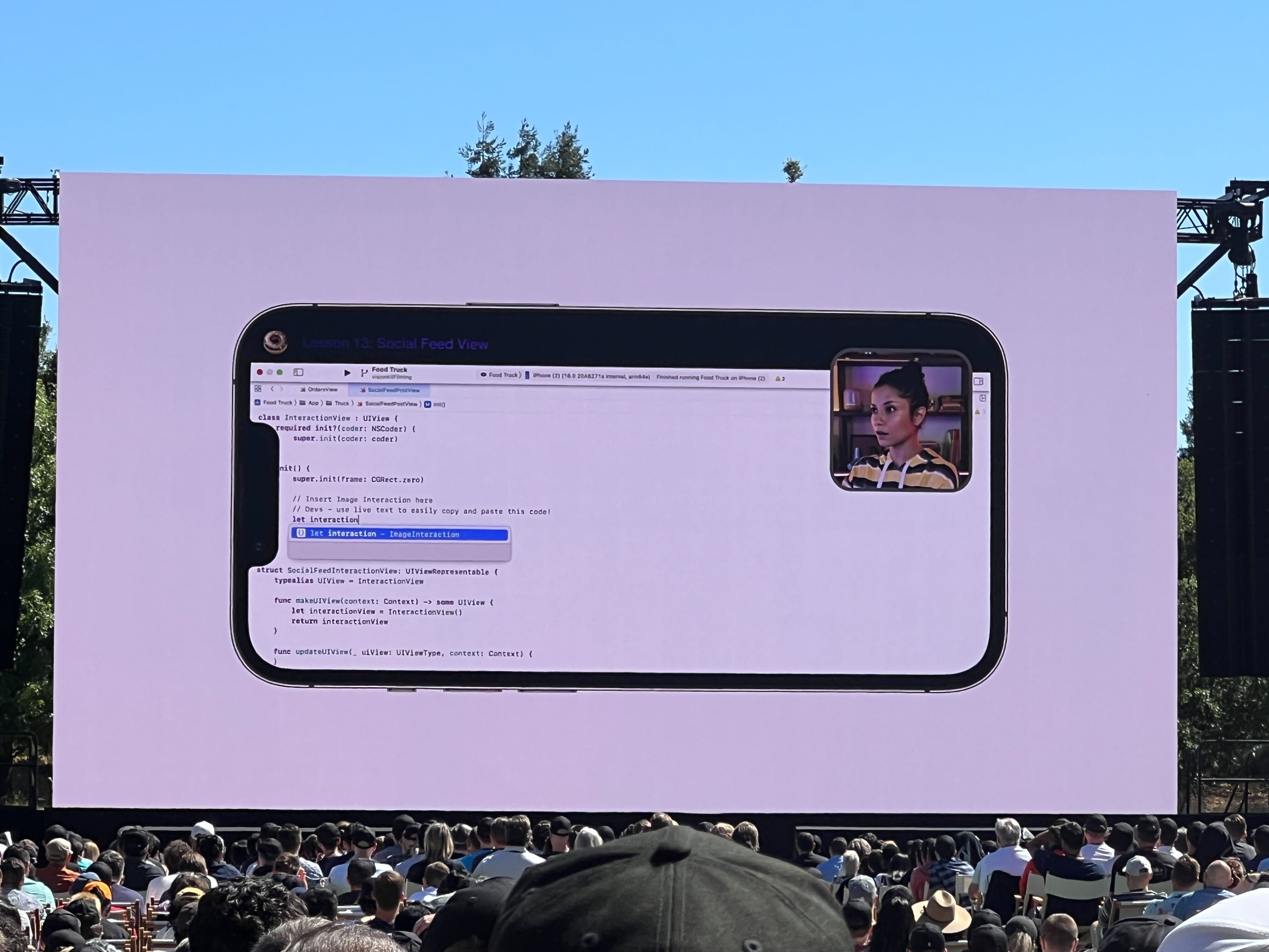 WWDC screenshot