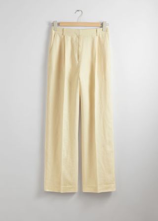 Wide Linen Trousers