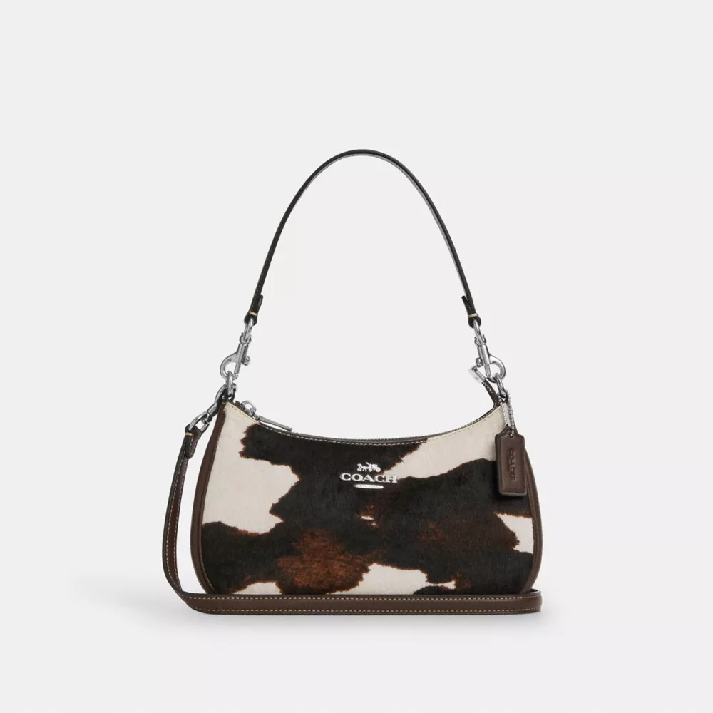 Teri Shoulder Bag With Cow Print