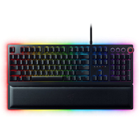 Razer Huntsman Elite | Full-size | Razer opto-mechanical switch (linear) | Per-key RGB lighting | $199.99 $99.51 at Amazon (save $100)