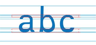 Best design ideas: a, b and c in Dyslexie font