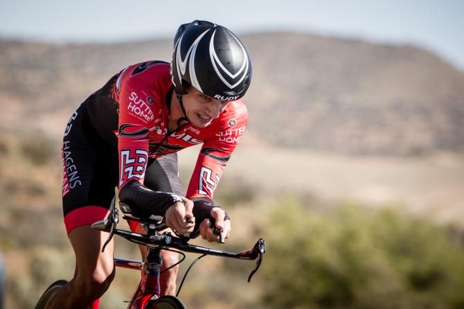 Matt Cooke (Jamis) sits in fifth overall and waiting for sundays big climbs.