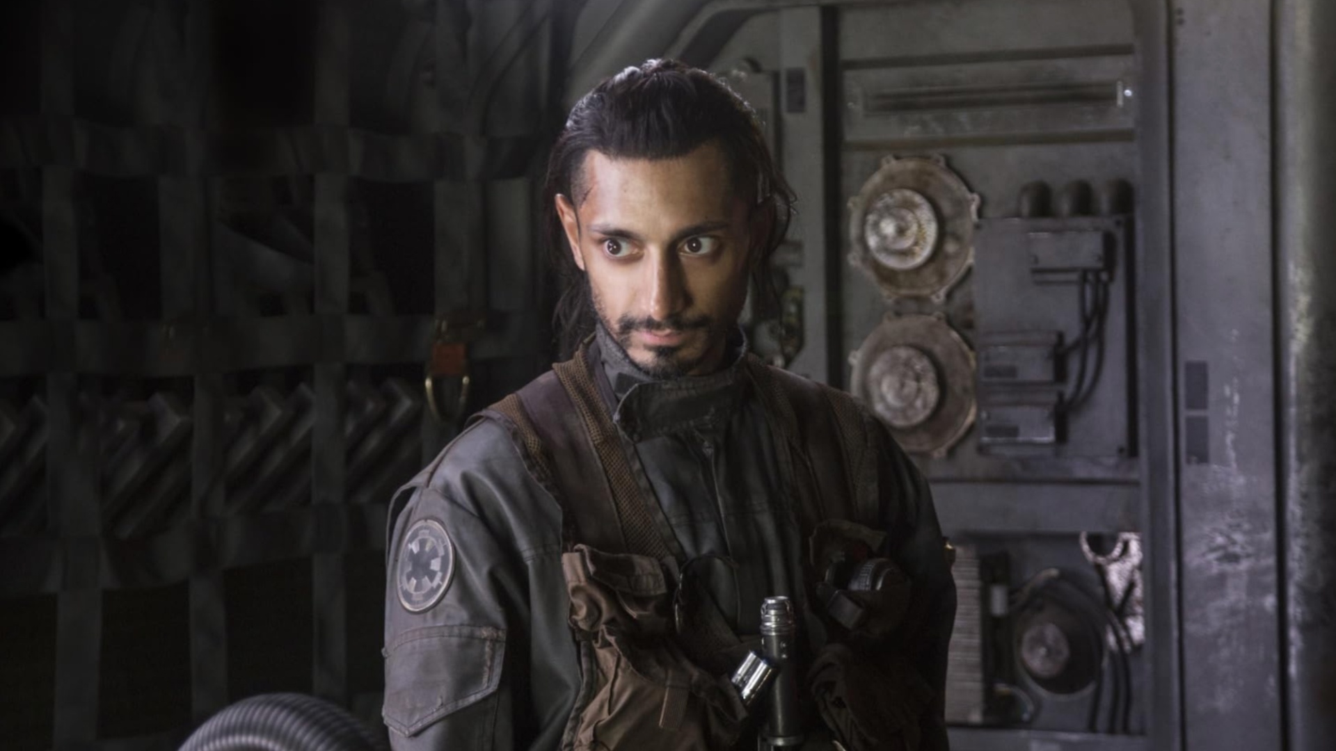 Riz Ahmed as Bodhi Rook in Rogue One