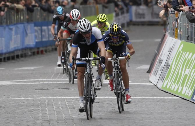 Bauke Mollema (Blanco Pro Cycling Team) takes second