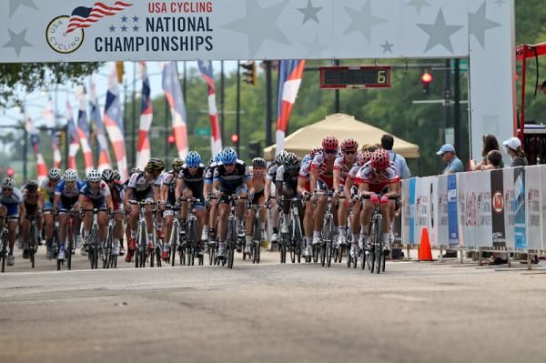 The Giant Berry Farms team bringing back the break in the U23 race