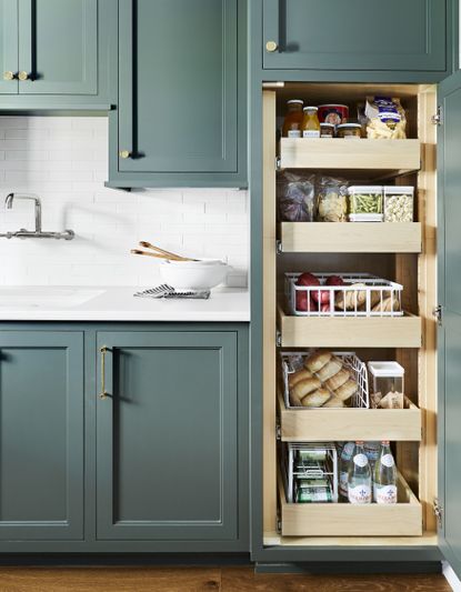 6 Small Pantry Ideas for Squeezing in Extra Food Storage | Livingetc