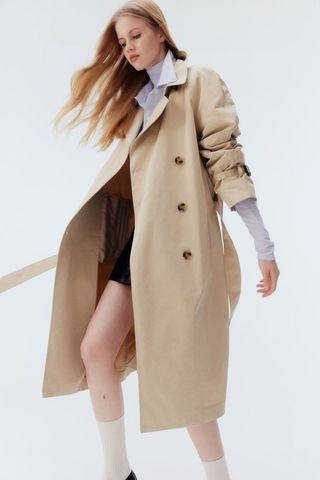 Twill Trench Coat