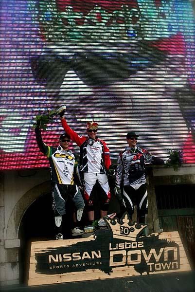 Steve Peat was king at the Lisbon Downtown.