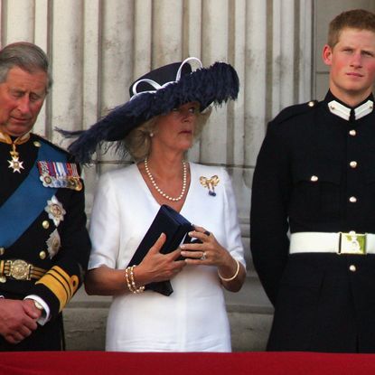 King Charles, Queen Camilla, and Prince Harry