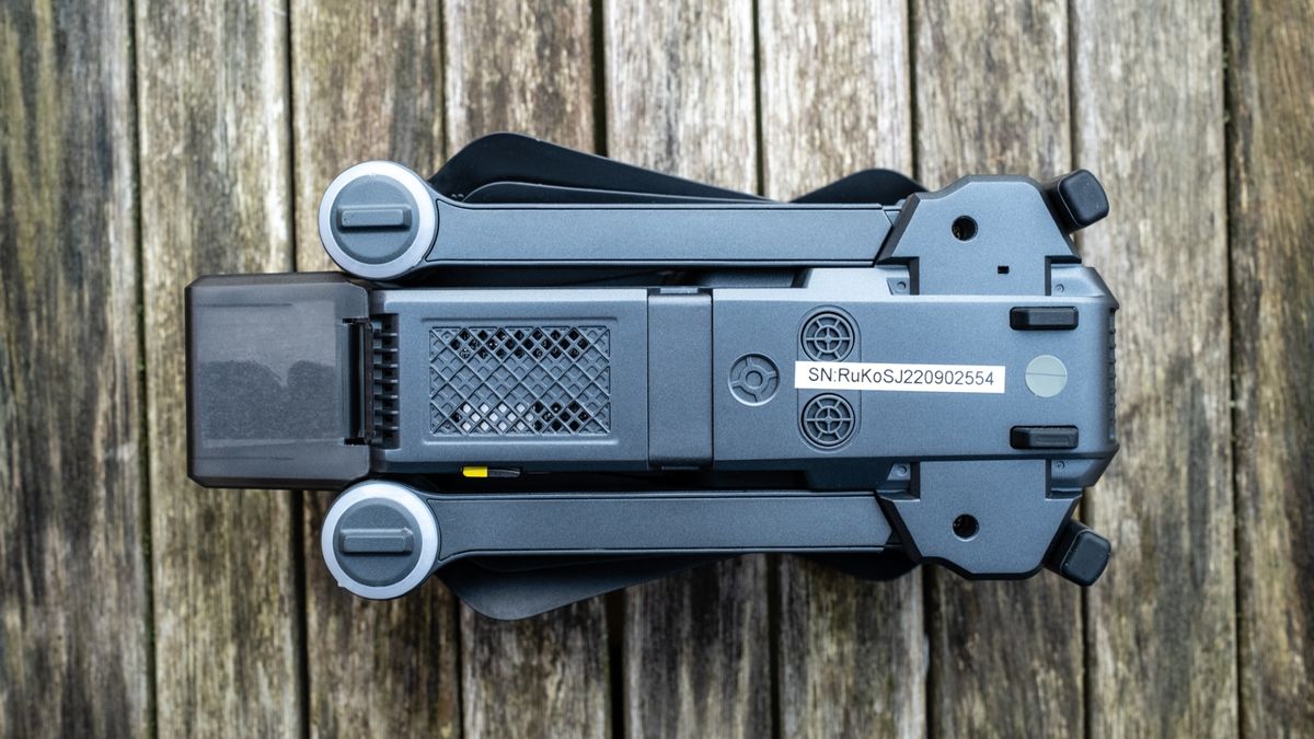 Ruko F11GIM2 Drone - underside of drone.