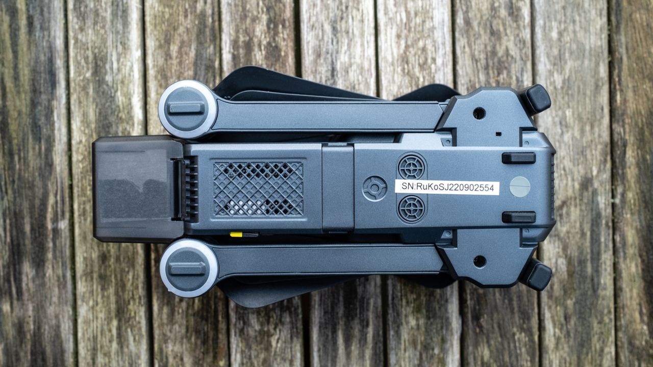 Ruko F11GIM2 Drone - underside of drone.