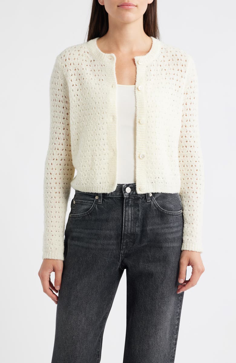 The Chenille Open Stitch Cardigan