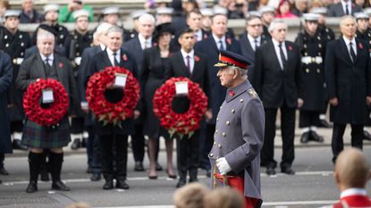King Charles' subtle reaction at the Remembrance Sunday service at the Cenotaph, revealed the new monarch's real emotions