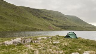 Campsite in the Brecon Beacons, Wales