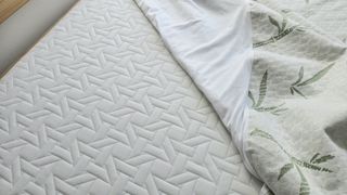 The Utopia Bedding Bamboo Mattress Protector coming loose at the images showing the mattress underneath