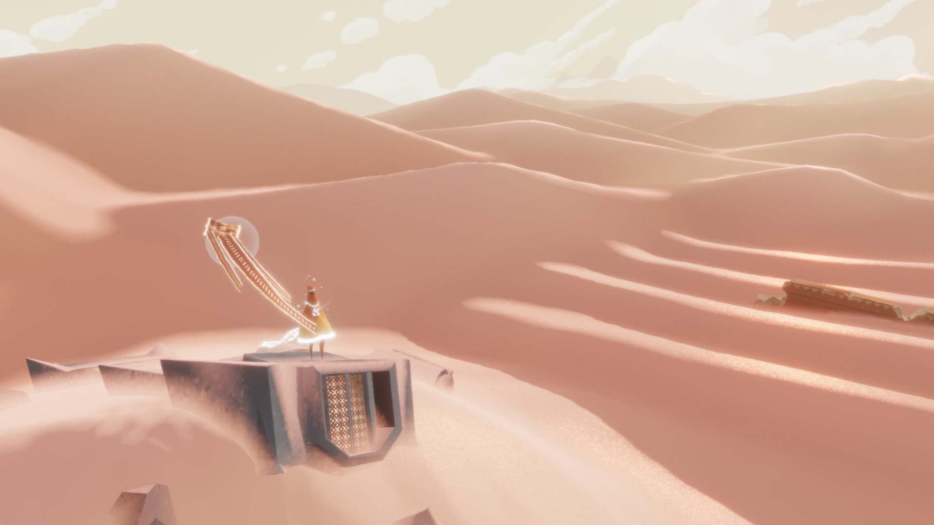 Journey desert scene.