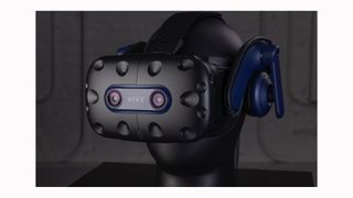 Image shows the HTC Vive Pro 2 headset on a mannequin head.