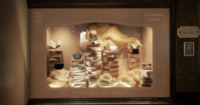 Brunello Cucinelli Harrods window display