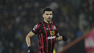 Dominic Solanke in action for Bournemouth against Crystal Palace at the Vitality Stadium, April 2024