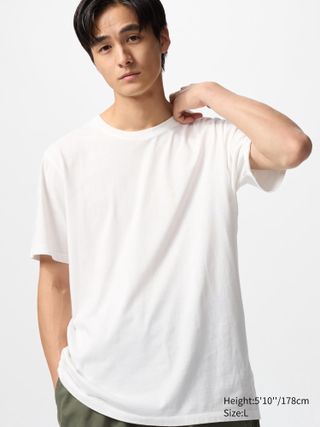 100% Supima Cotton Crew Neck T-Shirt