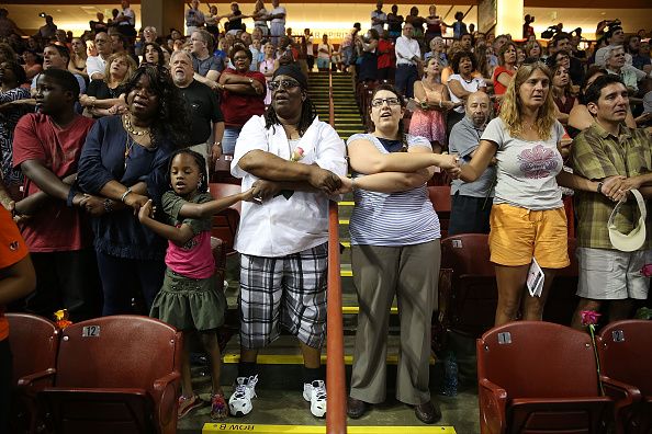 Charleston church shooting vigil