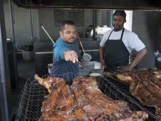 Roger Mooking in Man Fire Food