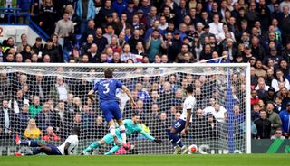 Marcos Alonso drove in a fine second goal for Chelsea